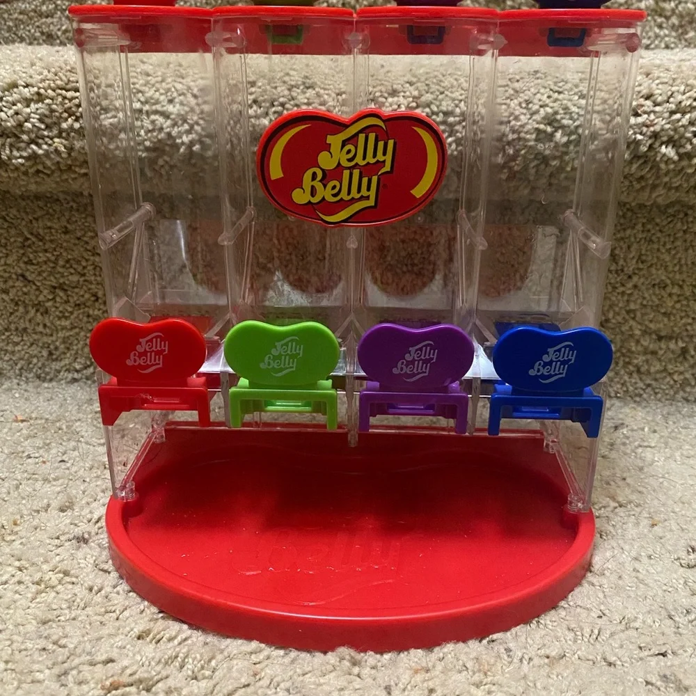 Jelly Belly Dispenser with Colorful Accents - Picture 1 of 4